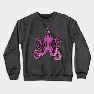 Purple Octopus Crewneck Sweatshirt